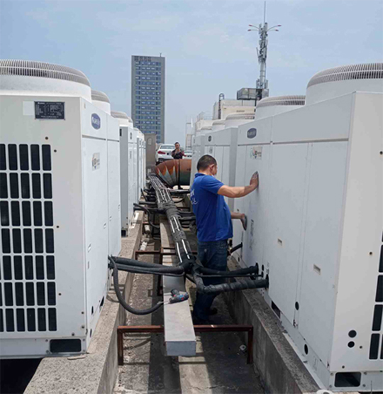 滨城中央空调制热和不制冷系统维修方法